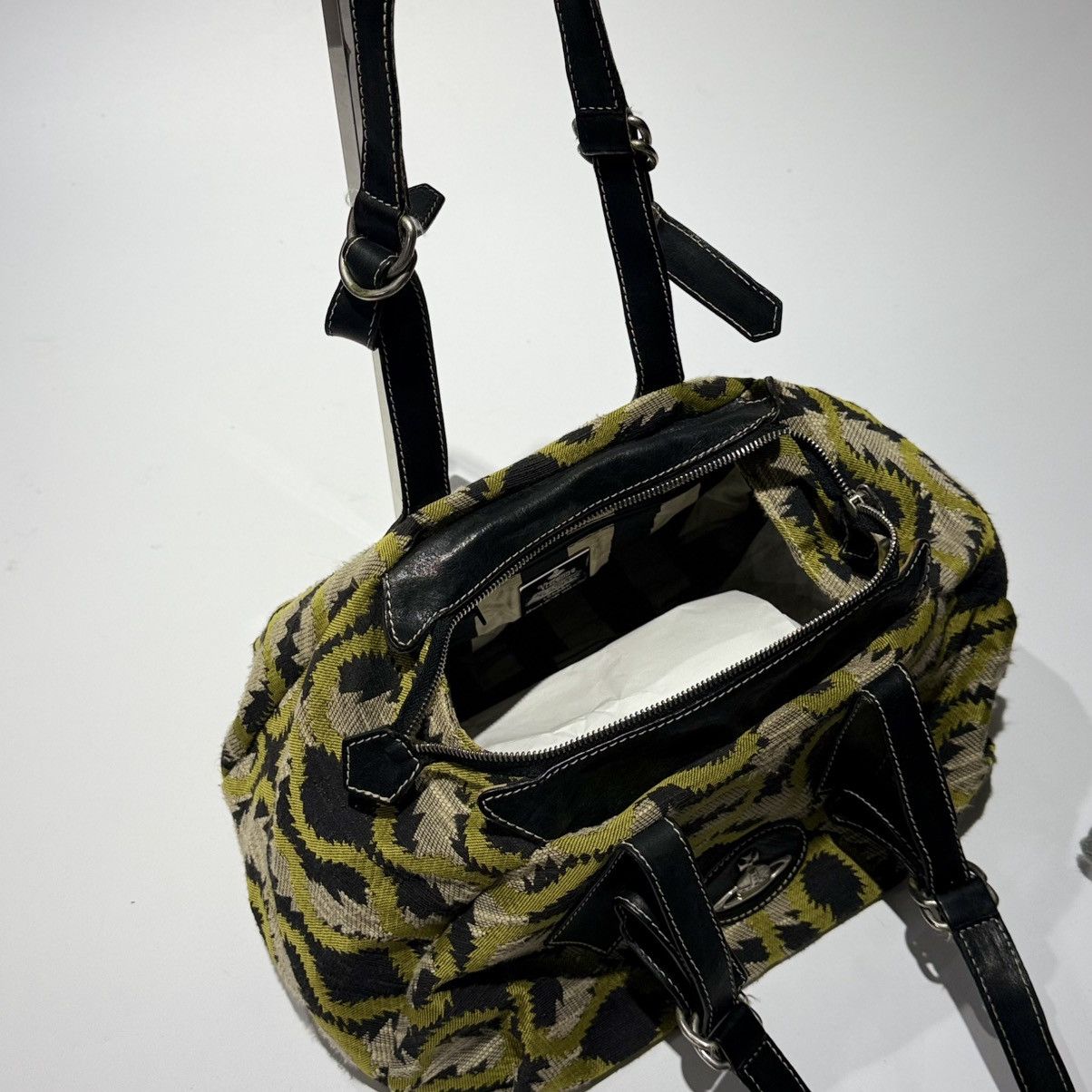 Vivienne Westwood Vivienne Westwood Woven Rare Squiggle Jacquard Yasmine Bag Size ONE SIZE - 6 Thumbnail