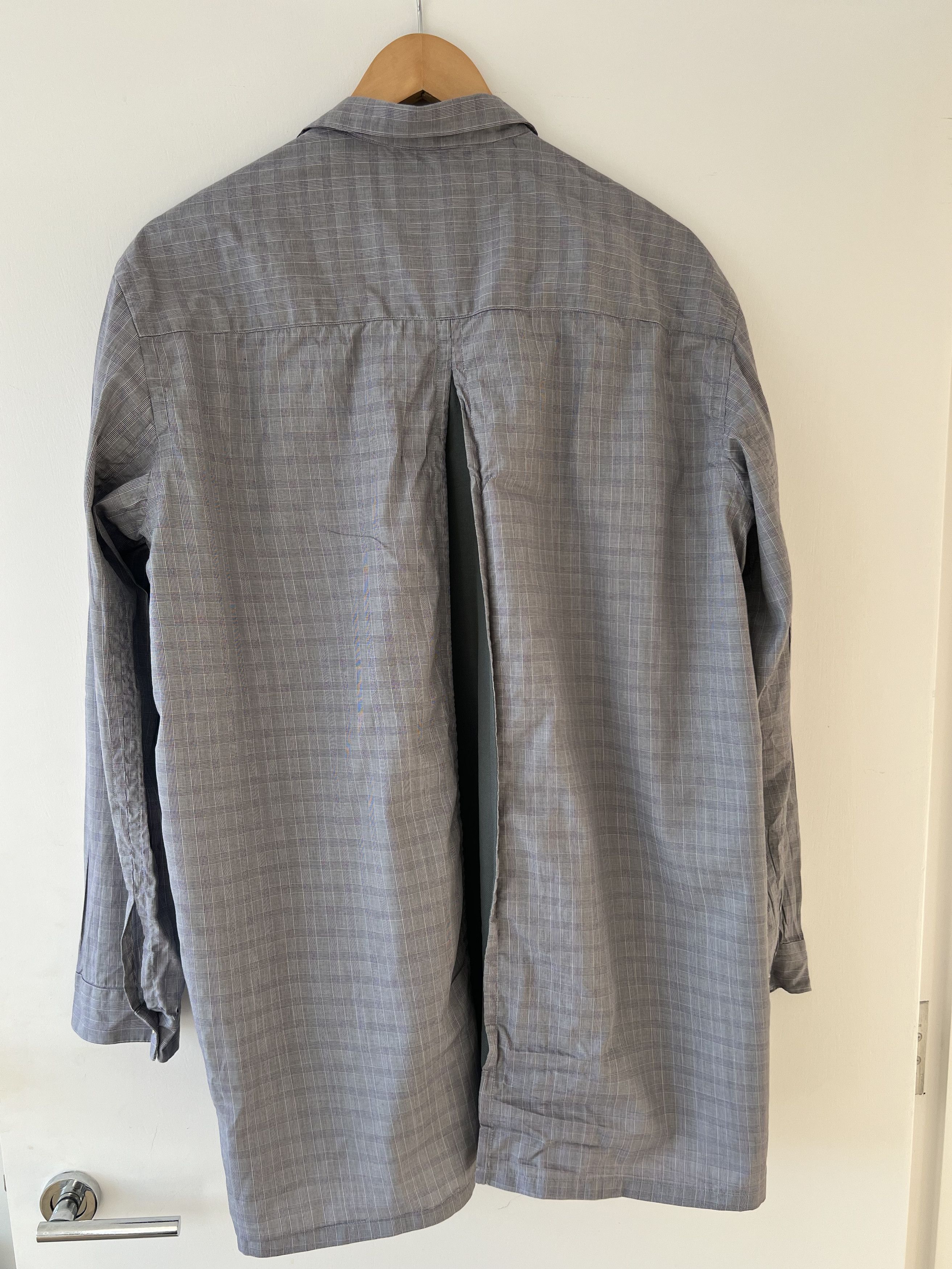 Tres Bien TRES BIEN ATELJÉ Inverted Pleat Shirt Grey Size US M / EU 48-50 / 2 - 4 Thumbnail
