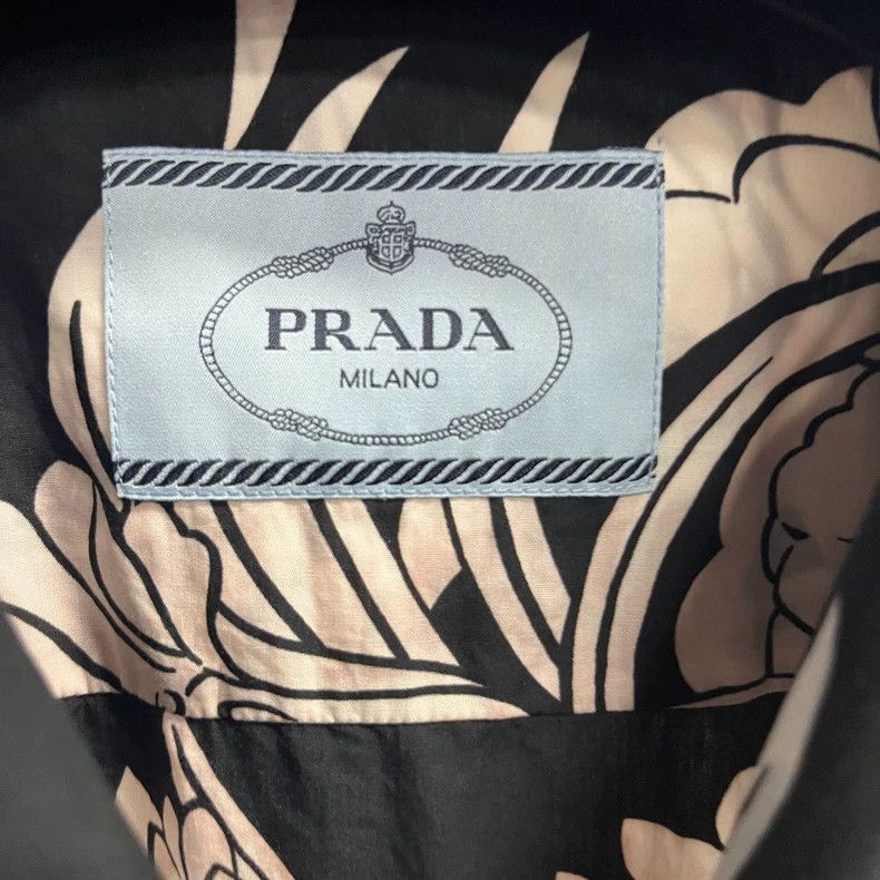 Prada Prada Black multi-color flame floral print pattern logo sho Size US M / EU 48-50 / 2 - 2 Thumbnail