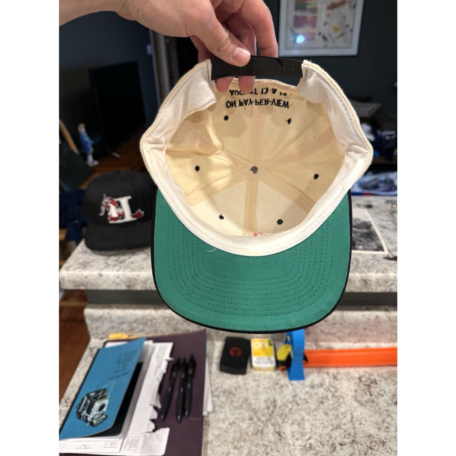 Vintage VINTAGE Woodstock Live On Pay-Per-View Promo SnapBack Hat Cap Music Fest KC Collections One Size Men White Adjustable 90s Music Band TV Size ONE SIZE - 3 Thumbnail