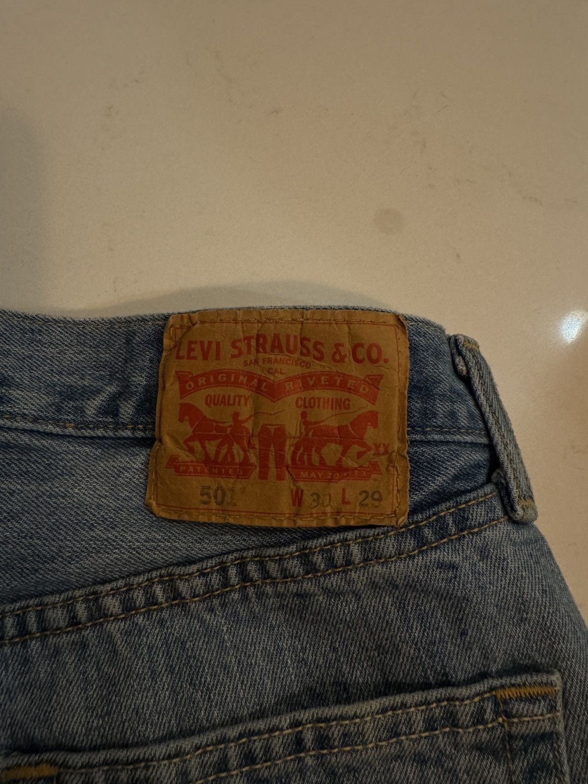 Levi's × Levi's Vintage Clothing Levi’s 501 light wash Size US 30 / EU 46 - 3 Thumbnail