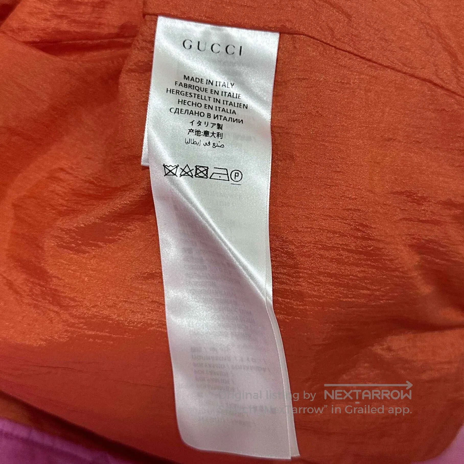 Gucci Pink Flocked Logo Cotton Coat Gucci. Size S / US 4 / IT 40 - 6 Thumbnail