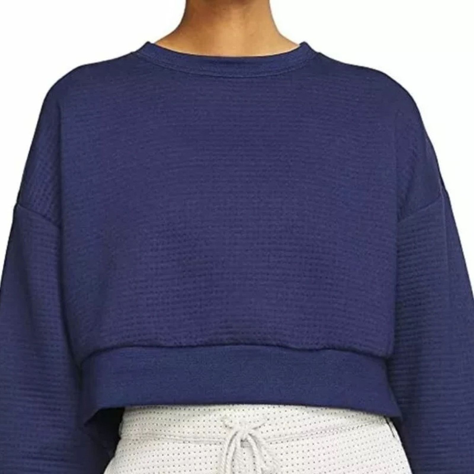 Nike Women's Nike Sportswear City Ready Cropped Sweatshirt Blue M Size M / US 6-8 / IT 42-44 - 5 Thumbnail