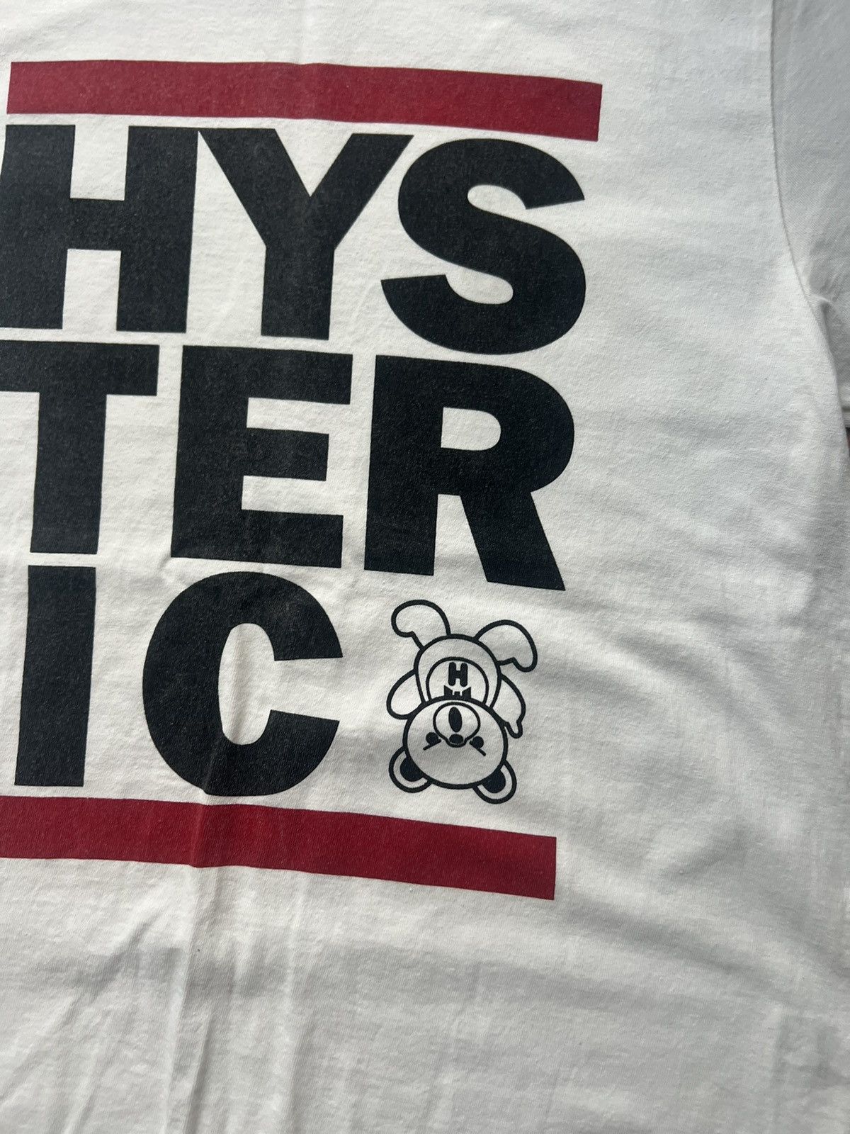 Hysteric Glamour HYSTERIC GLAMOUR TEDDY BEAR YOU GENIUS ME BASTARD Y2K TEE Size US M / EU 48-50 / 2 - 7 Thumbnail