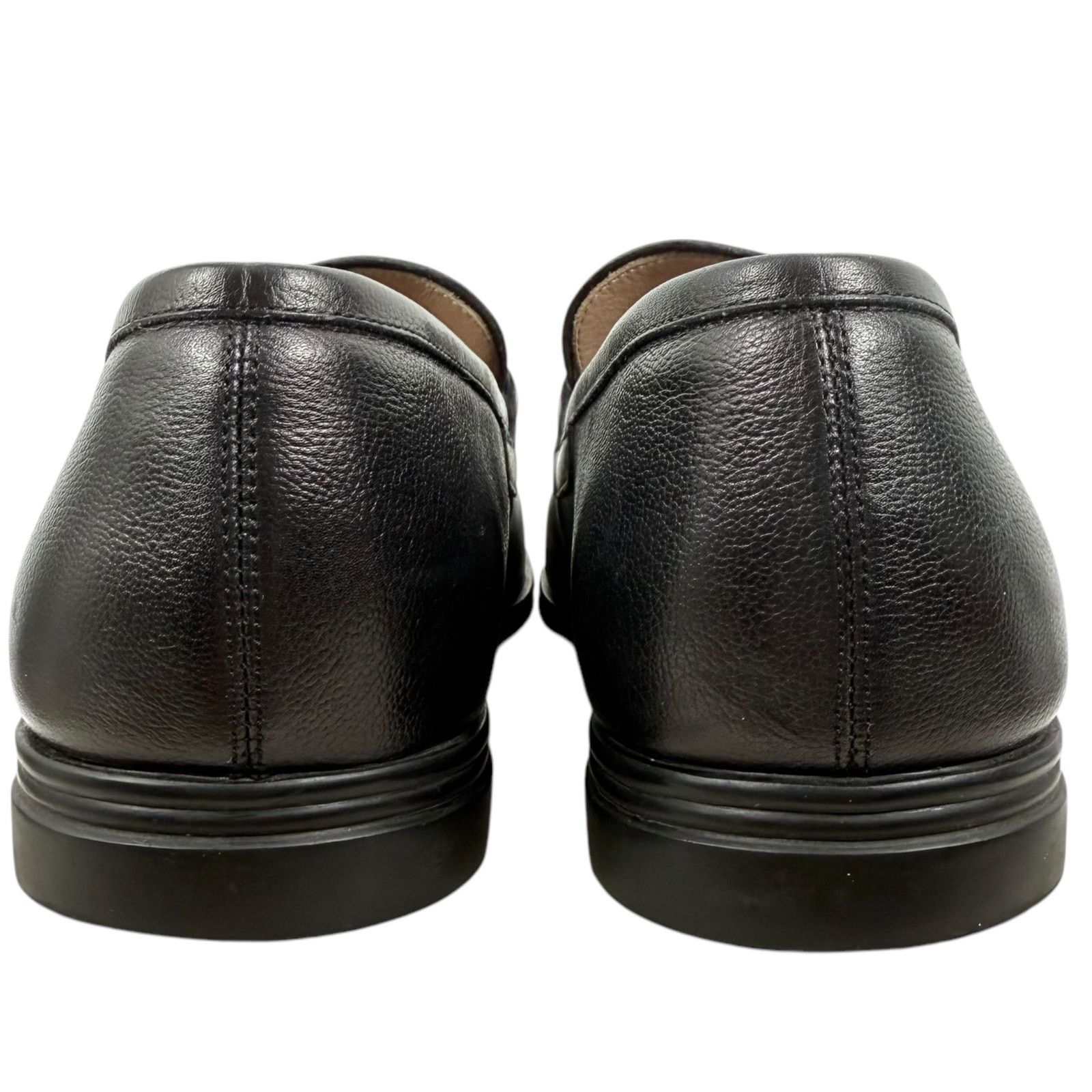 Salvatore Ferragamo Scarlet Gancini Double Bit Loafers Black Leather Size 9.5 Salvatore Ferragamo Scarlet Gancini Double Bit Loafers Black main image 3