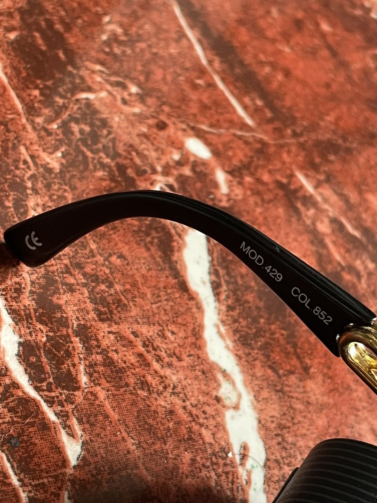 Versace × Vintage Vintage 90s Gianni Versace safety pin sunglasses mod 429 Size ONE SIZE - 6 Thumbnail