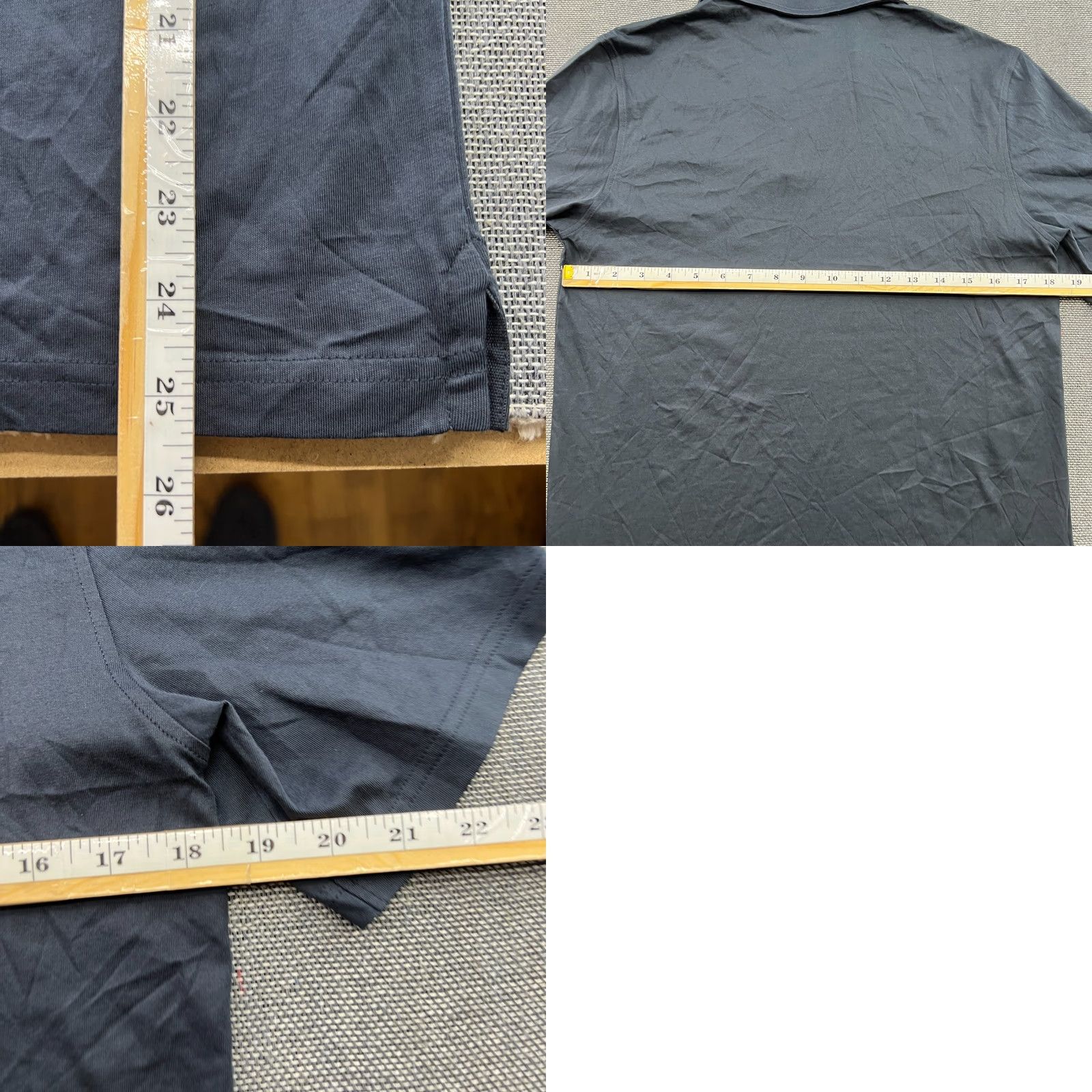J.Lindeberg J. Lindeberg Polo Shirt Mens Small Black Short Sleeves Asher Open Collar Size US S / EU 44-46 / 1 - 8 Thumbnail