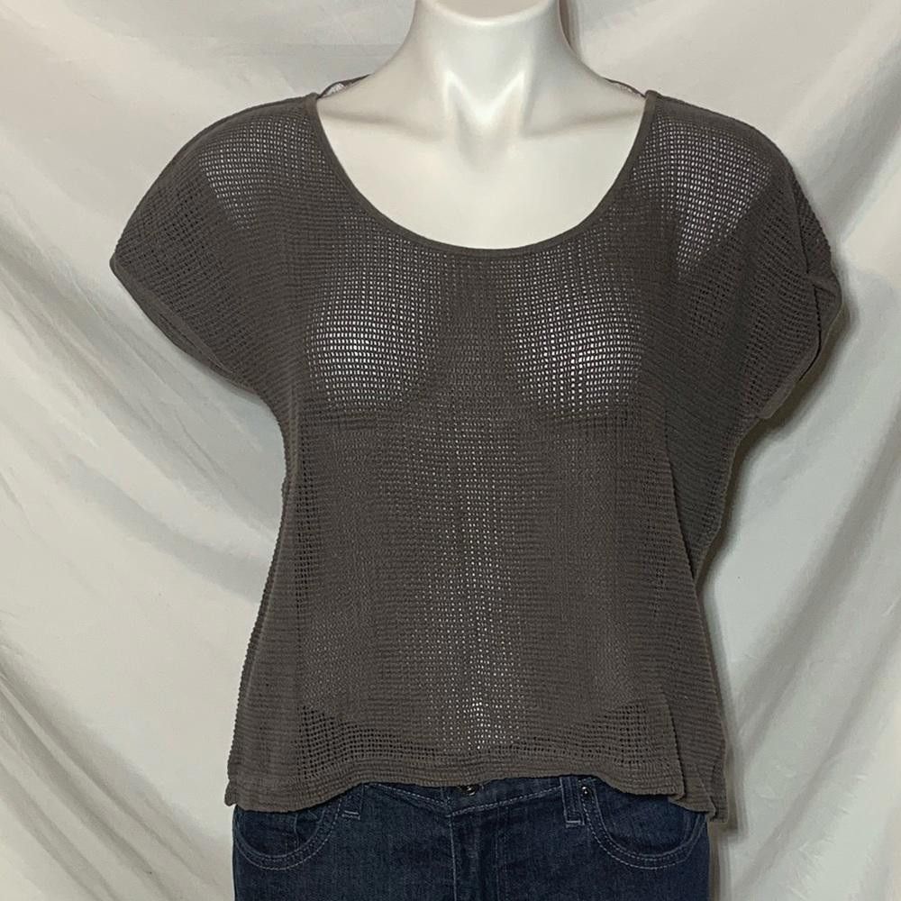 Other Urban Outfitters Ecote Knit Crop Top, Dk. Gray, Sm Size M / US 6-8 / IT 42-44 - 1 Thumbnail