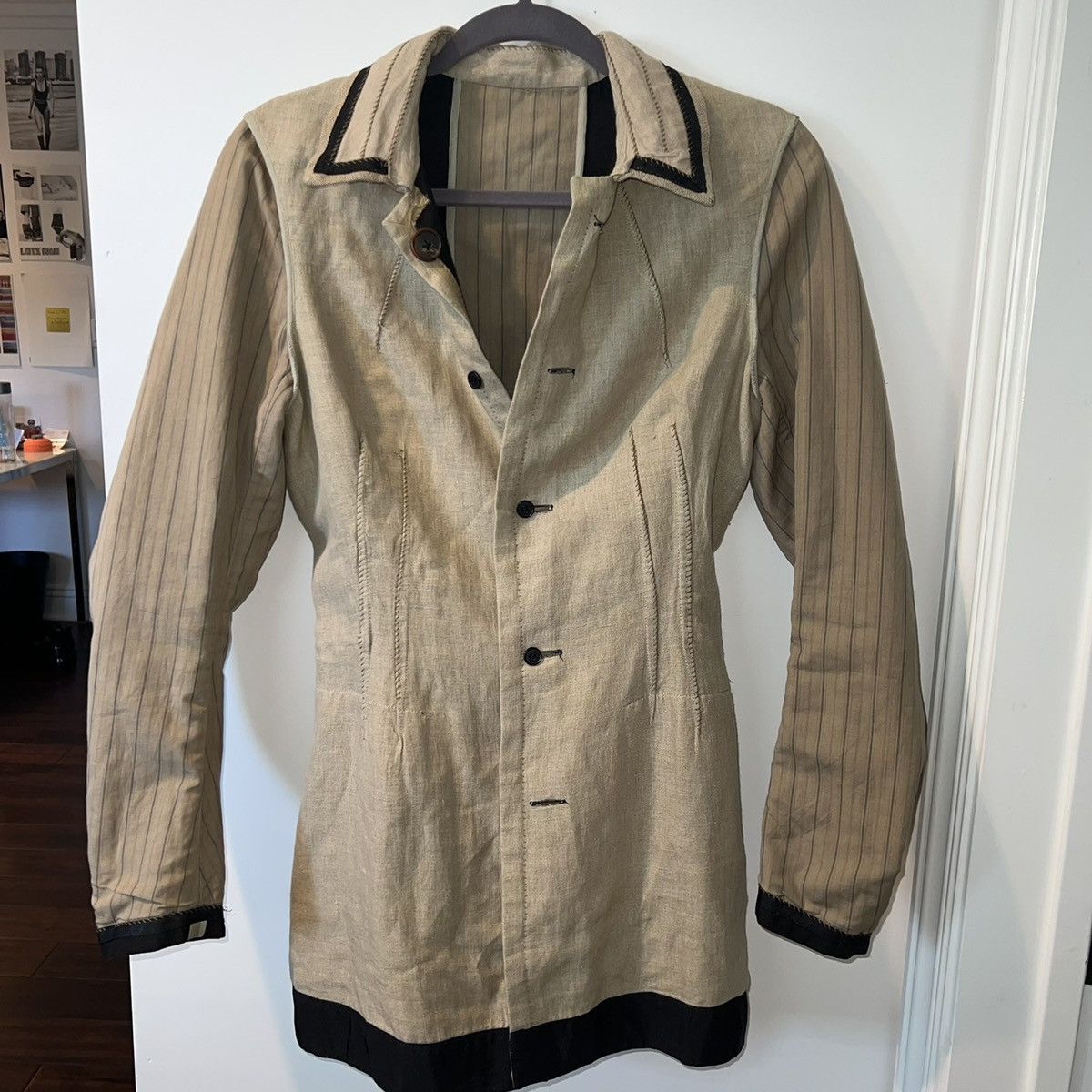 Vintage Sample Piece Reversible Blazer Size S / US 4 / IT 40 - 2 Thumbnail