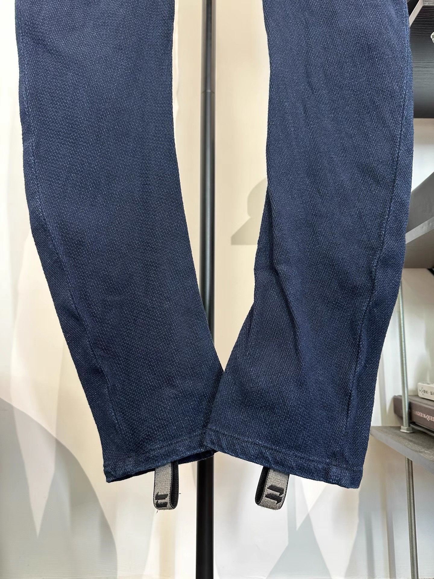 11 By Boris Bidjan Saberi BBS P1 Linen Denim Curved Trousers K35 Size US 37 - 7 Thumbnail