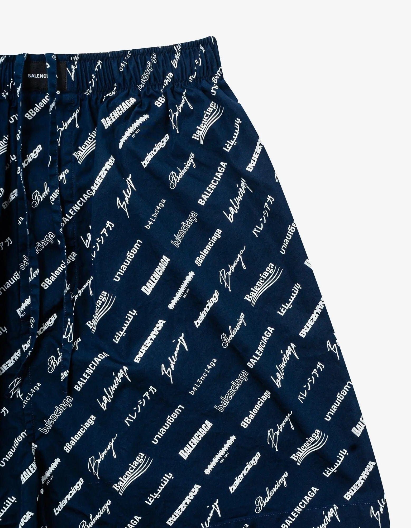 Balenciaga Balenciaga Blue Logomania Pyjama Shorts Size US 30 / EU 46 - 5 Thumbnail