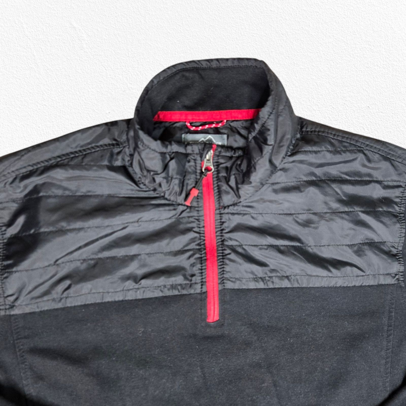 Eddie Bauer Eddie Bauer Black 1/4 Zip Pullover Size Large Tall Size US L / EU 52-54 / 3 - 3 Thumbnail