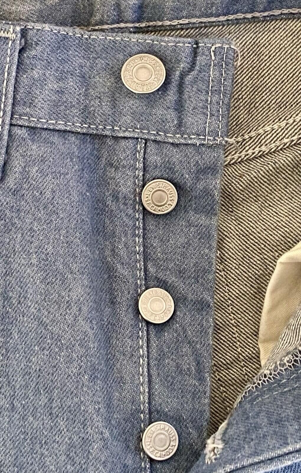 Levi's NWT Levi's 501 Preshrunk Jeans Made in Spain 28x34 Sun Faded Size 28" / US 6 / IT 42 - 9 Thumbnail