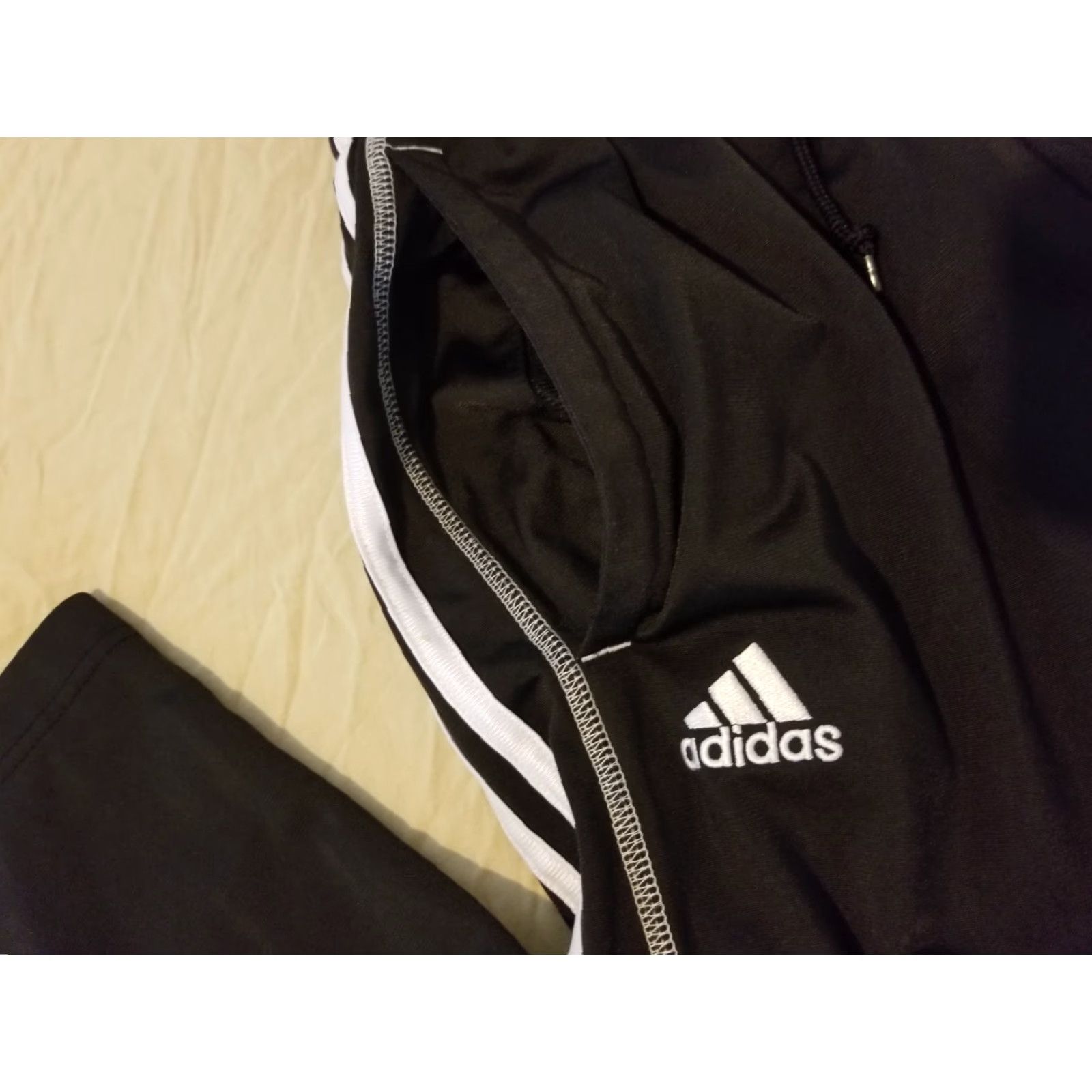 Adidas ADIDAS Pants Sweatpants Athletic Black Small Mens Jogger Activewear Size S Clothes Sportswear Shirtless Size US 29 - 4 Thumbnail