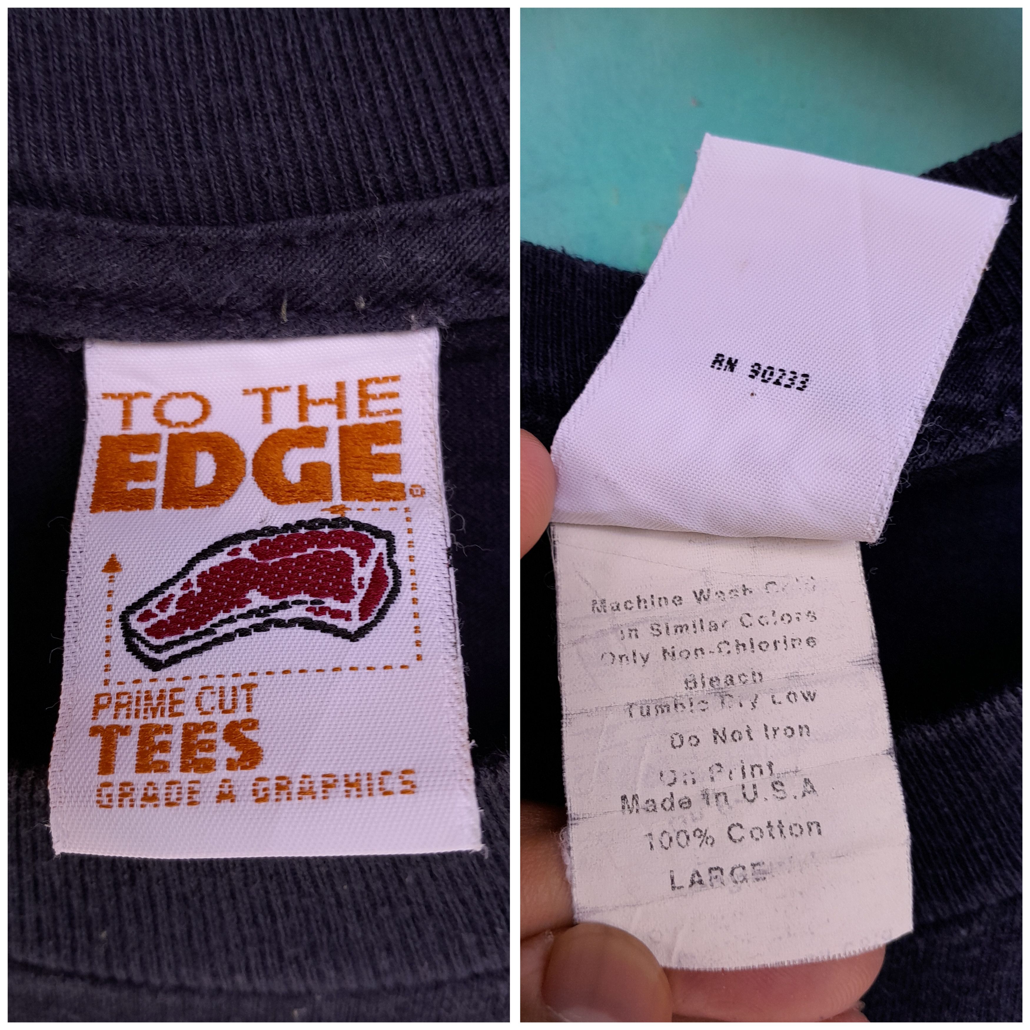 Vintage Streetwear Vintage TO THE EDGE Skateboard T-Shirt Size US L / EU 52-54 / 3 - 5 Thumbnail