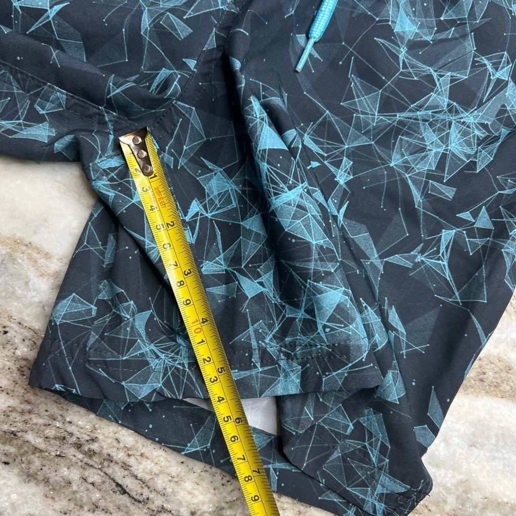 George George, Geometric Novelty Print 6" Swim Trunks with Stretch, Size US 32 / EU 48 - 5 Thumbnail