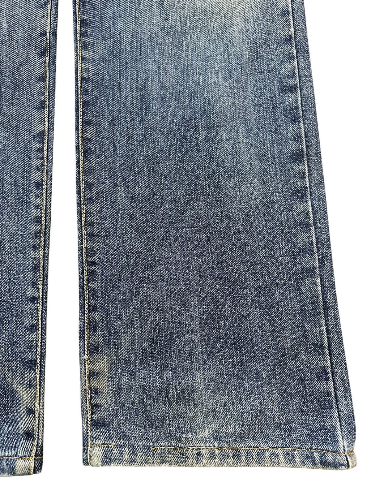 Edwin Vintage Japan Edwin 403 Blue Faded Wash Distress Style Jeans Size US 34 / EU 50 - 8 Thumbnail