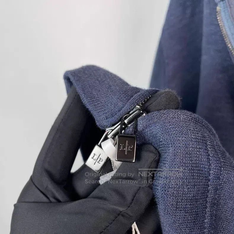 Loro Piana Loro Piana Linen Cardigan with Hood, Dark Blue Size S / US 4 / IT 40 - 3 Thumbnail