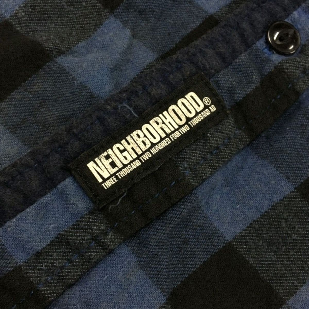 Neighborhood OG 2000-2001 Neighborhood Plaid L/S Shirts Size US L / EU 52-54 / 3 - 5 Thumbnail
