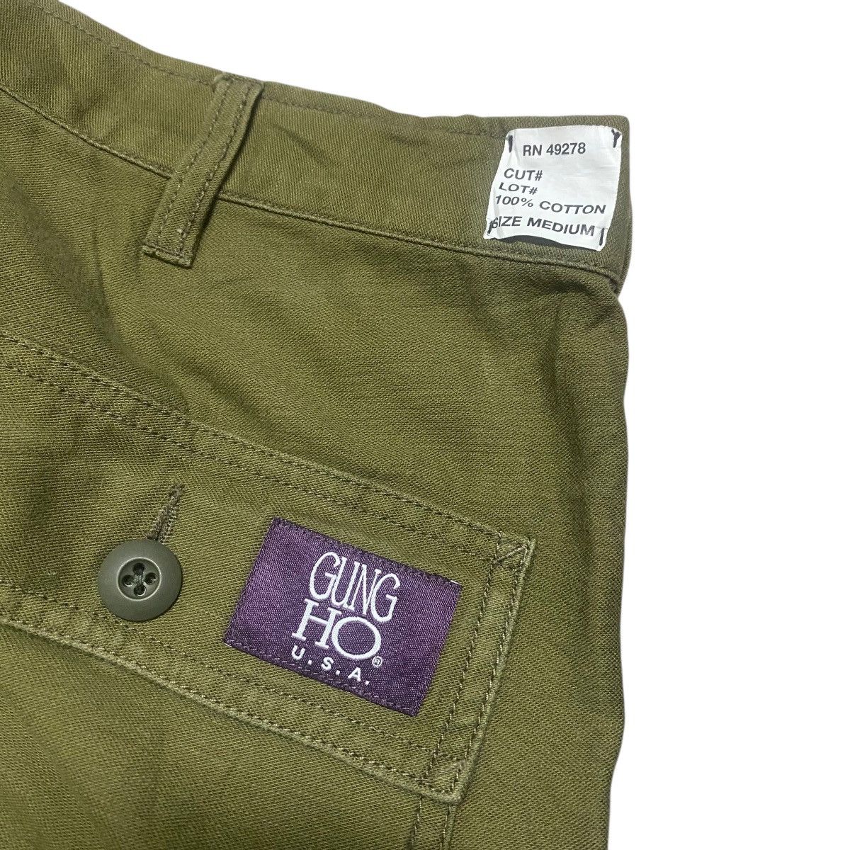 Japanese Brand Gung Ho Sateen Military Fatigue Pants Size US 33 - 12 Thumbnail