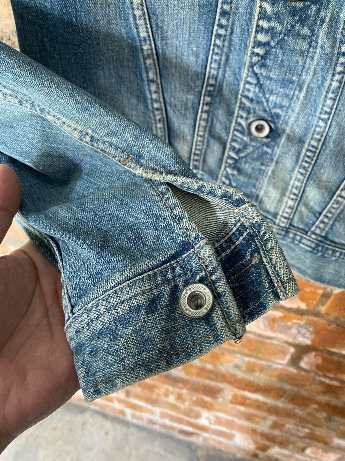 GOA 2000s GOA stone wash V denim Jacket Size US S / EU 44-46 / 1 - 10 Thumbnail