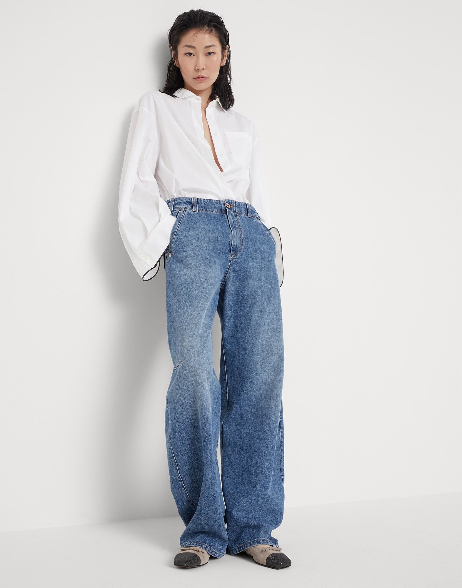 Brunello Cucinelli o1w1db10825 Pair Of Ballet Flats in Brown Size US 6 / IT 36 - 5 Thumbnail