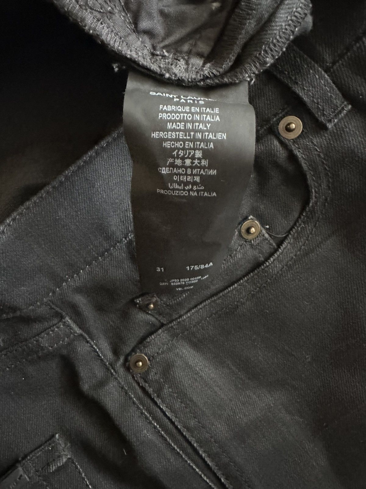 Saint Laurent Paris Saint Laurent Denim D24 M/SK-MW Size US 31 - 8 Thumbnail