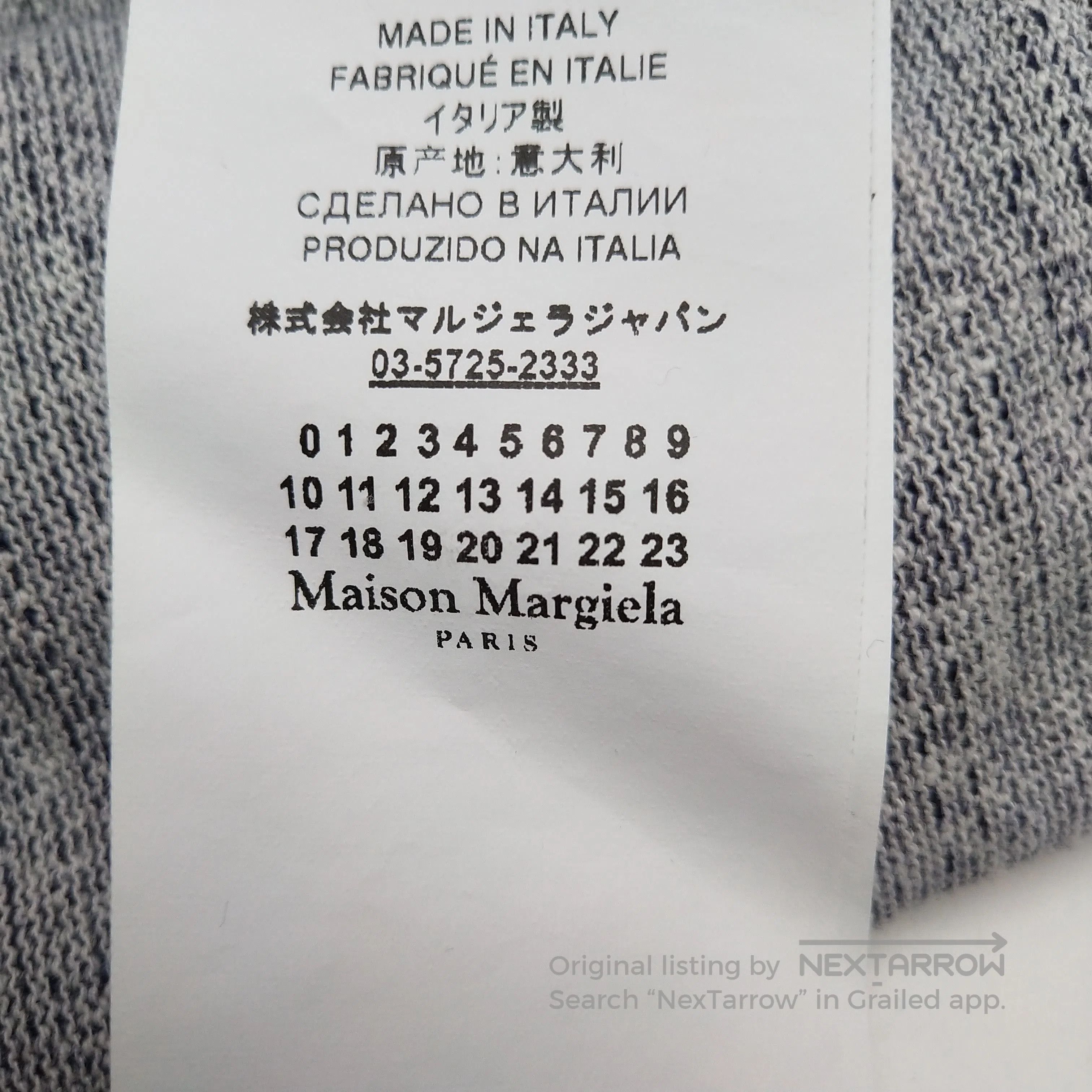 Maison Margiela Maison Margiela Cotton Colorblock Sweatshirt Size 46. Size US XXL / EU 58 / 5 - 4 Thumbnail