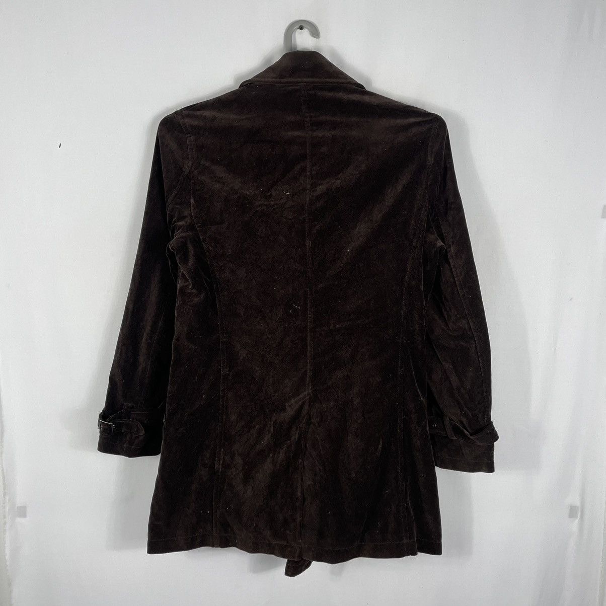 🔥Sick🔥🇯🇵PPFM Leopard Sedi Punk Styles Velvet Long Coat Jacket