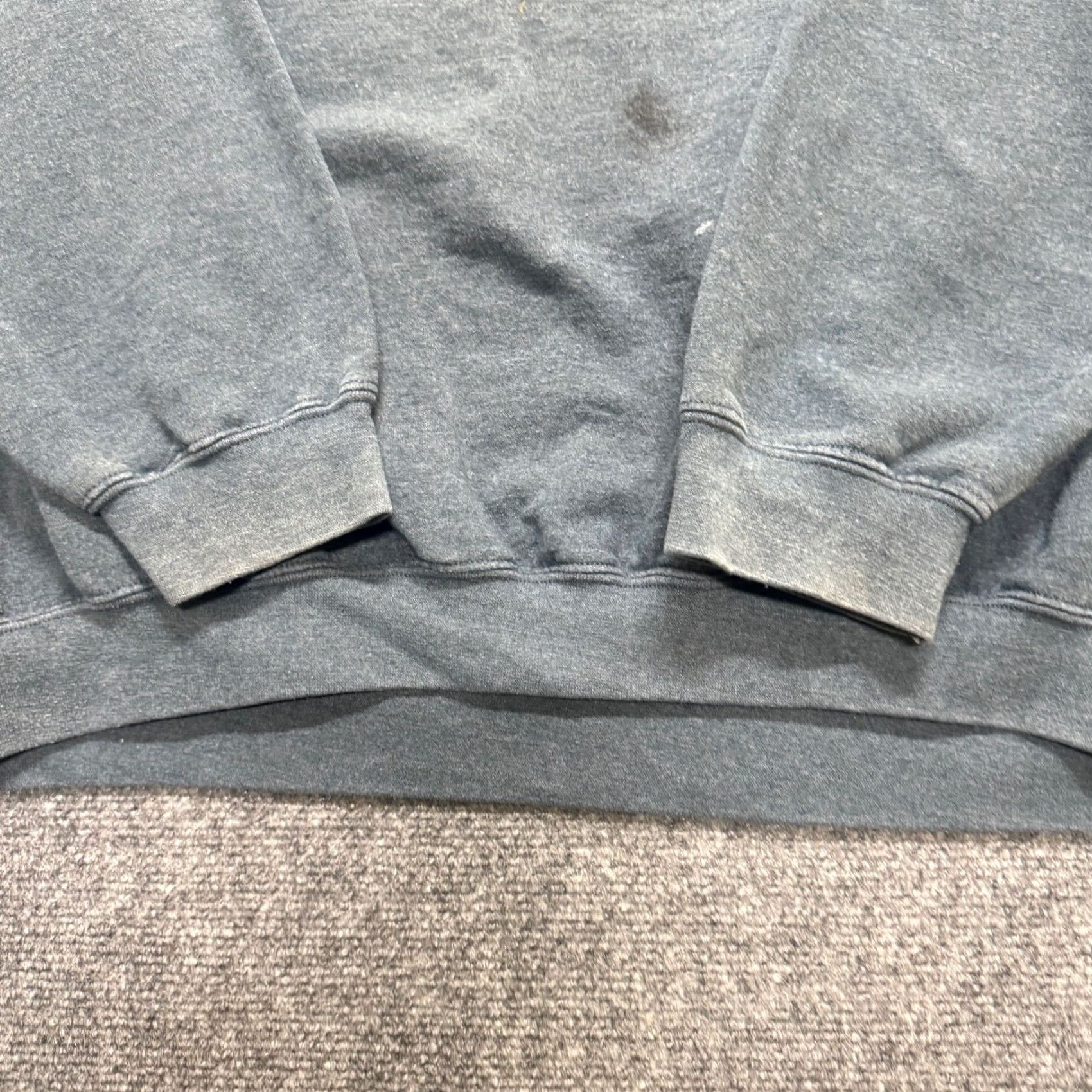 George VINTAGE George Sweatshirt XL Men Gray Cotton Blend Classic Speed Stain Distressing Size US XL / EU 56 / 4 - 7 Thumbnail