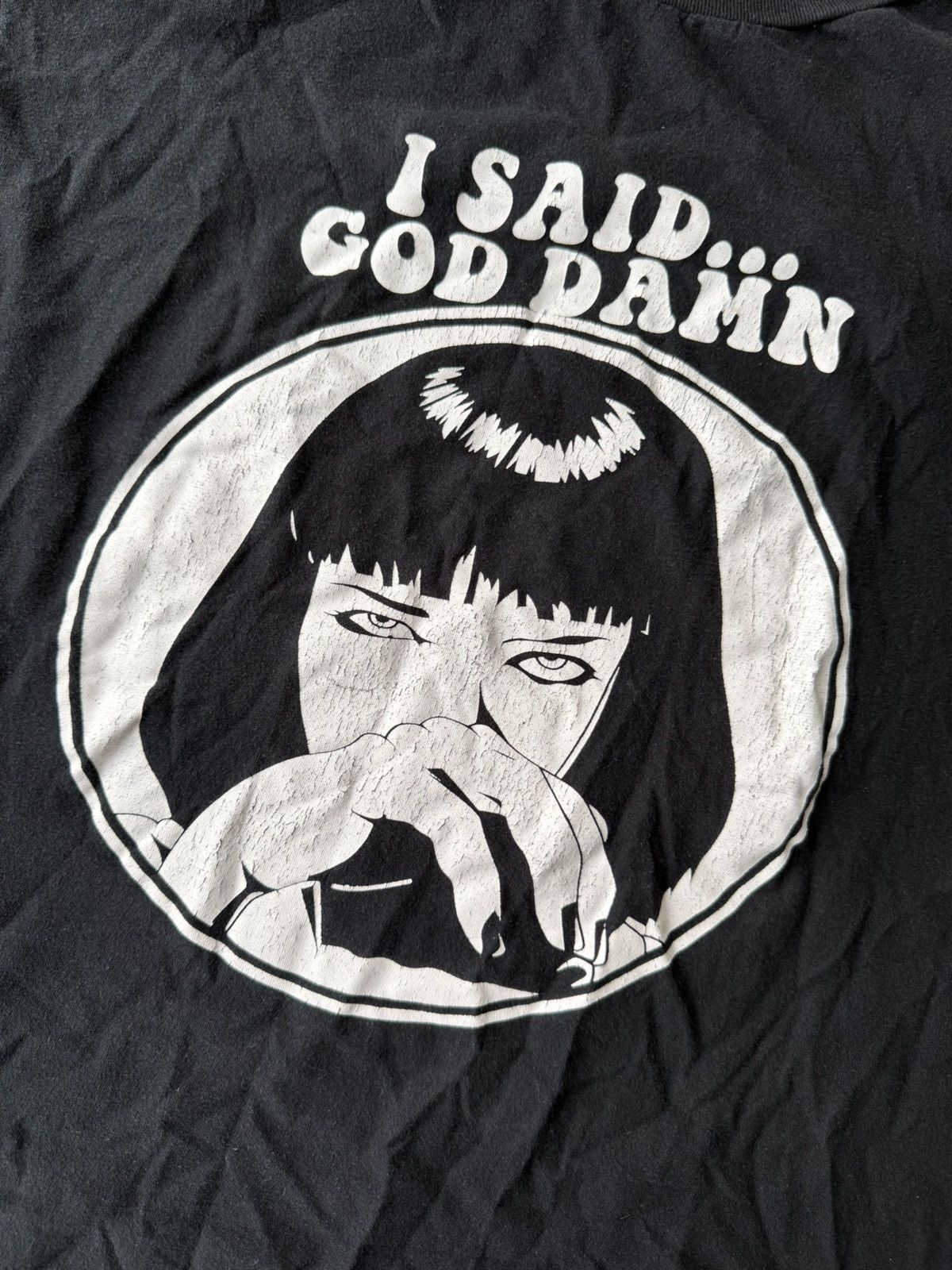 Vintage 90s Uma Thurman pulp fiction movie vintage shirt Size US M / EU 48-50 / 2 - 3 Thumbnail