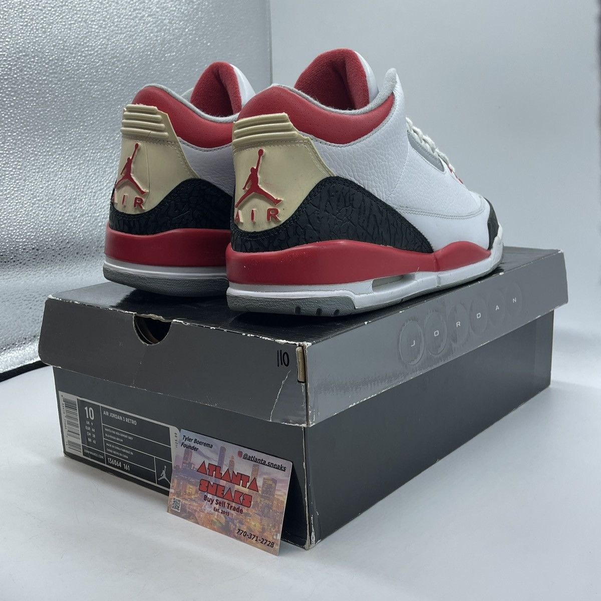 Jordan Brand Air Jordan 3 fire red Size US 10 / EU 43 - 5 Thumbnail