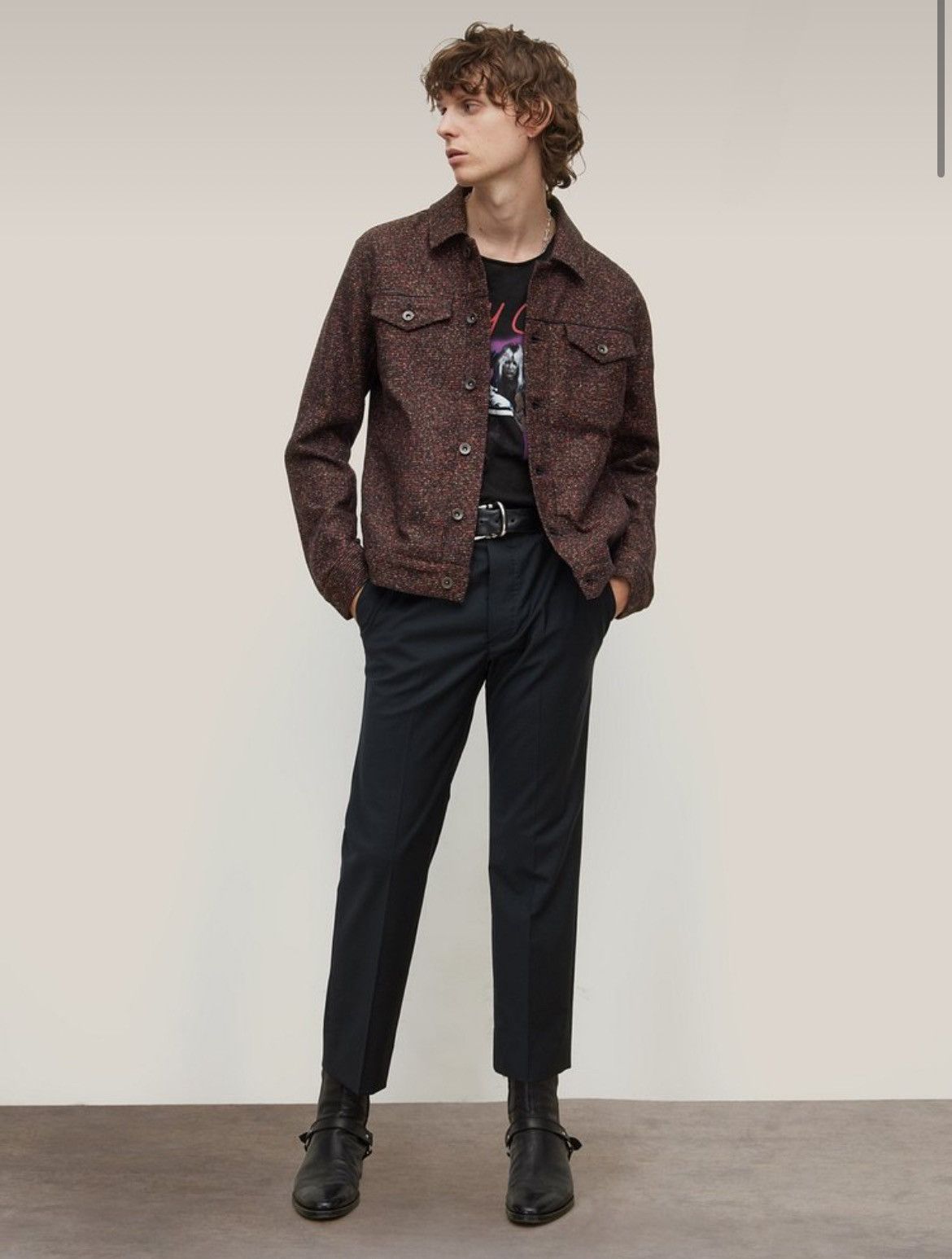 John Varvatos Evan’s Trucker Jacket. 46 Size US S / EU 44-46 / 1 - 4 Thumbnail