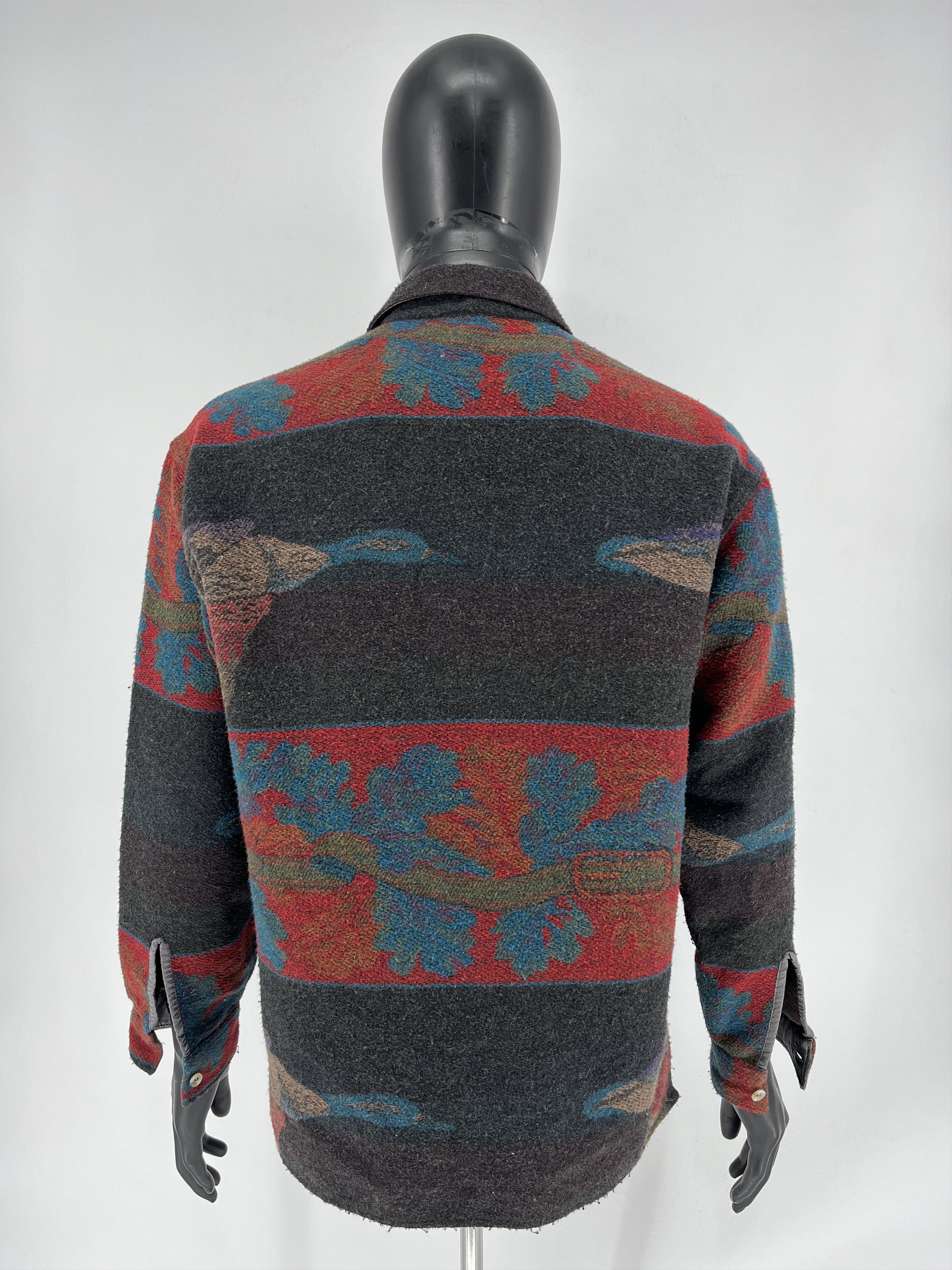 Sisley Vintage Sisley High Grade Western Wear Wool Blanket Jacket Size US M / EU 48-50 / 2 - 13 Thumbnail