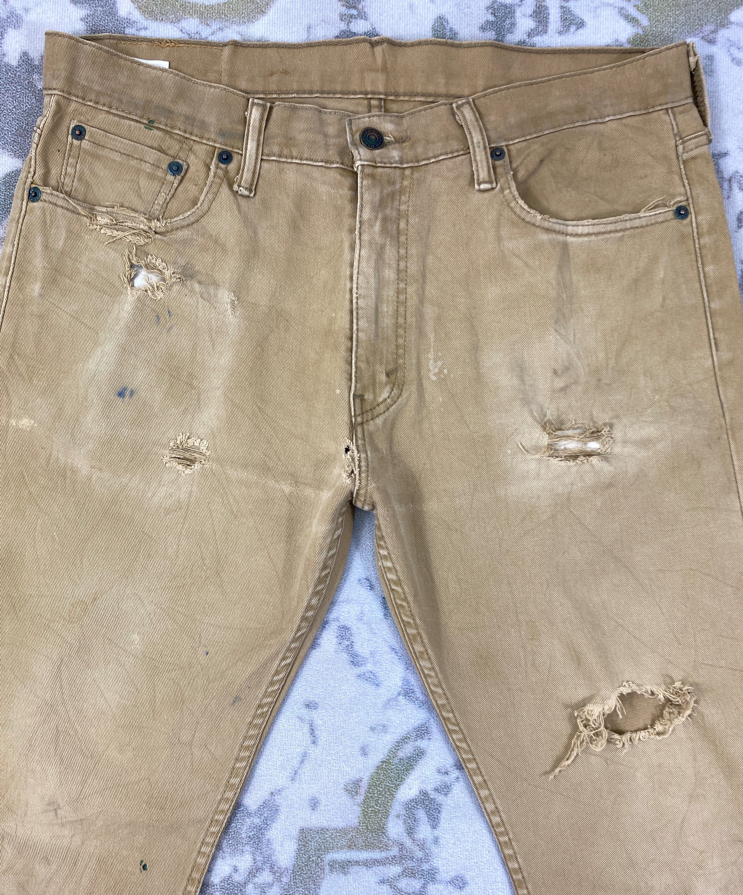 Levi's Brown Vintage Levi's 513 Jeans 36x31 Denim -JN1985 Size US 36 / EU 52 - 3 Thumbnail