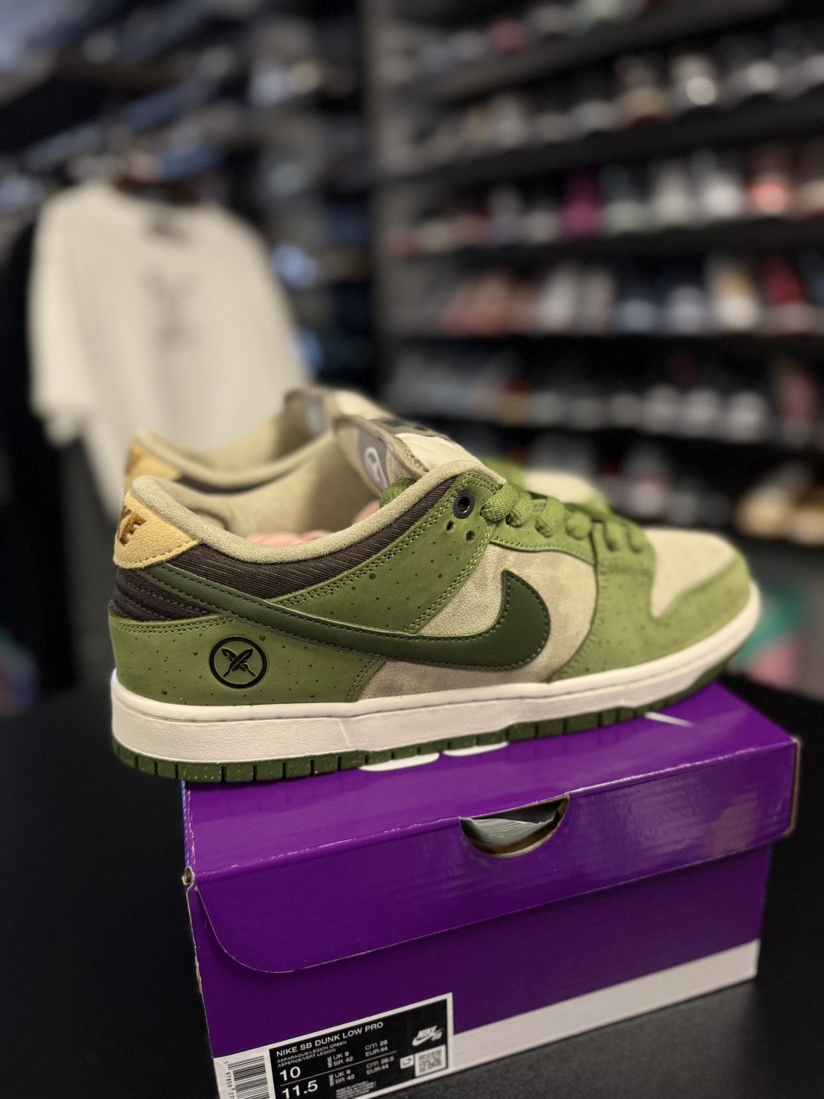 Nike Nike Dunk Low Yuto Horigome Matcha Size 10 (NEW) Size US 10 / EU 43 - 2 Thumbnail
