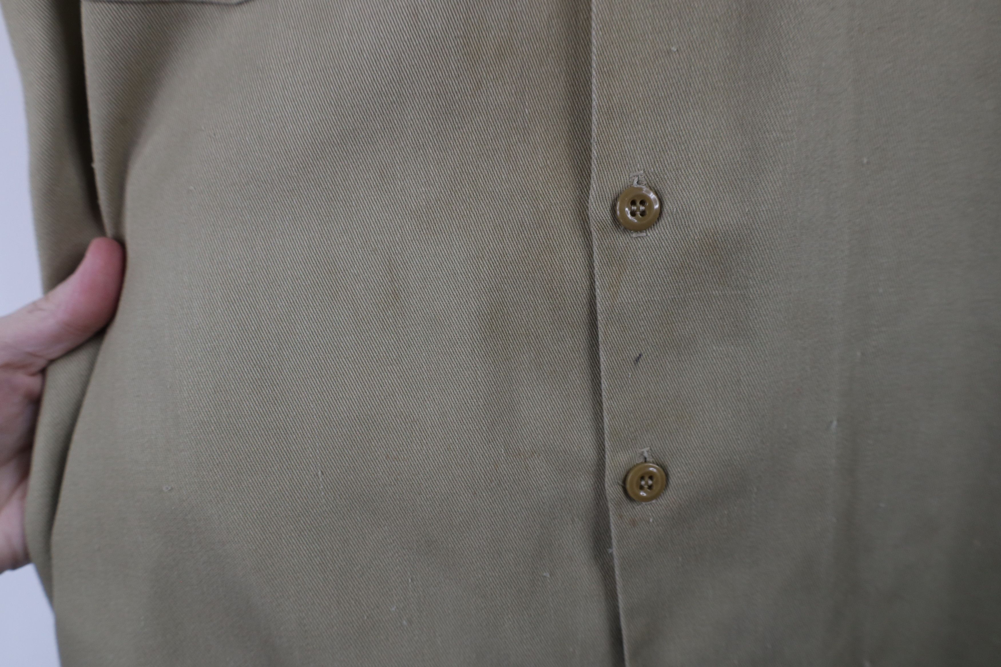 Dickies × Vintage Vintage 90s Dickies Workwear Mechanic Button Shirt USA Size US XXL / EU 58 / 5 - 7 Thumbnail