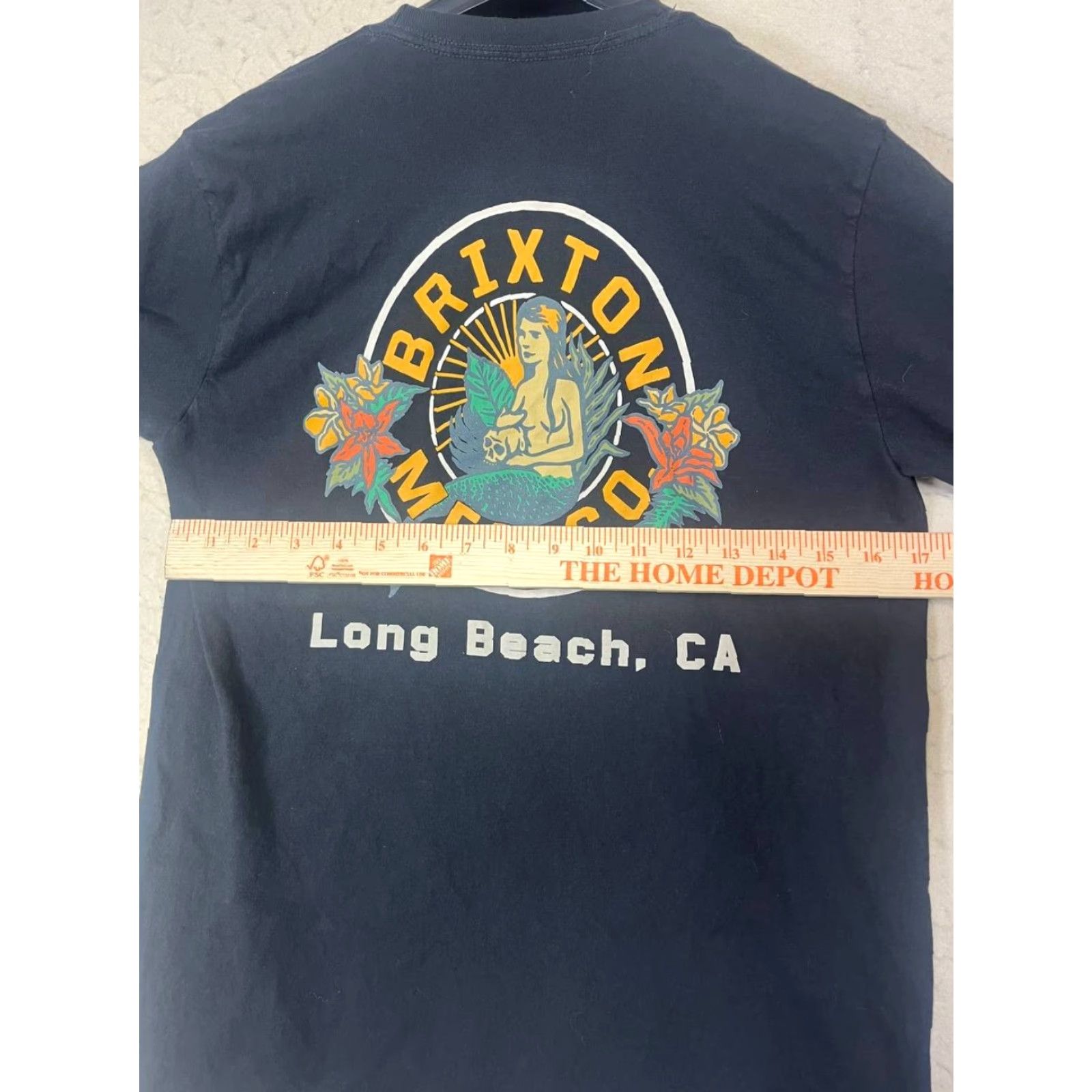 Brixton Brixton Shirt Mens Small Black Long Sleeve Outdoors Standard Fit Casual Crew Neck T-Shirt Logo Regular Cotton Brixton Outdoor Men Long Sleeve Solid Size US S / EU 44-46 / 1 - 4 Thumbnail