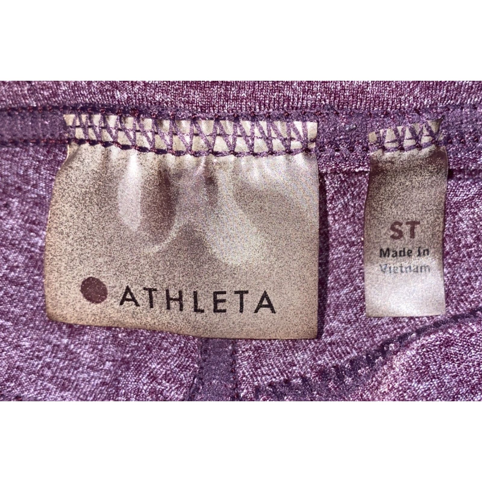 Athleta Athleta Leggings Women S Purple Nylon Blend Athletic Leggings 35 in Inseam Athleisure Casual Pants Size 28" / US 6 / IT 42 - 5 Thumbnail