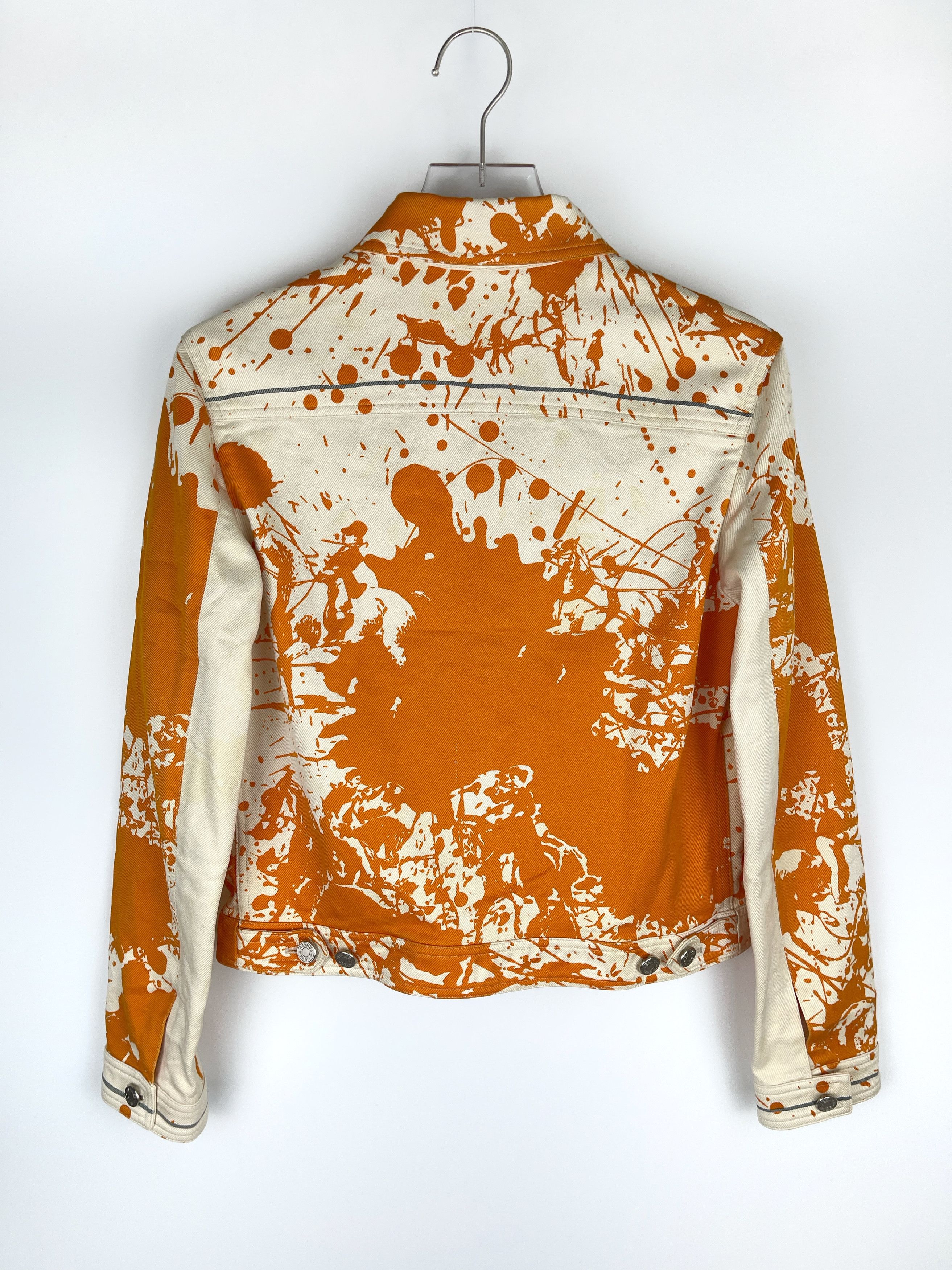Hermes × Maison Margiela Hermes S/S2004 Cheval Suprise Trucker Jacket Size US S / EU 44-46 / 1 - 2 Thumbnail