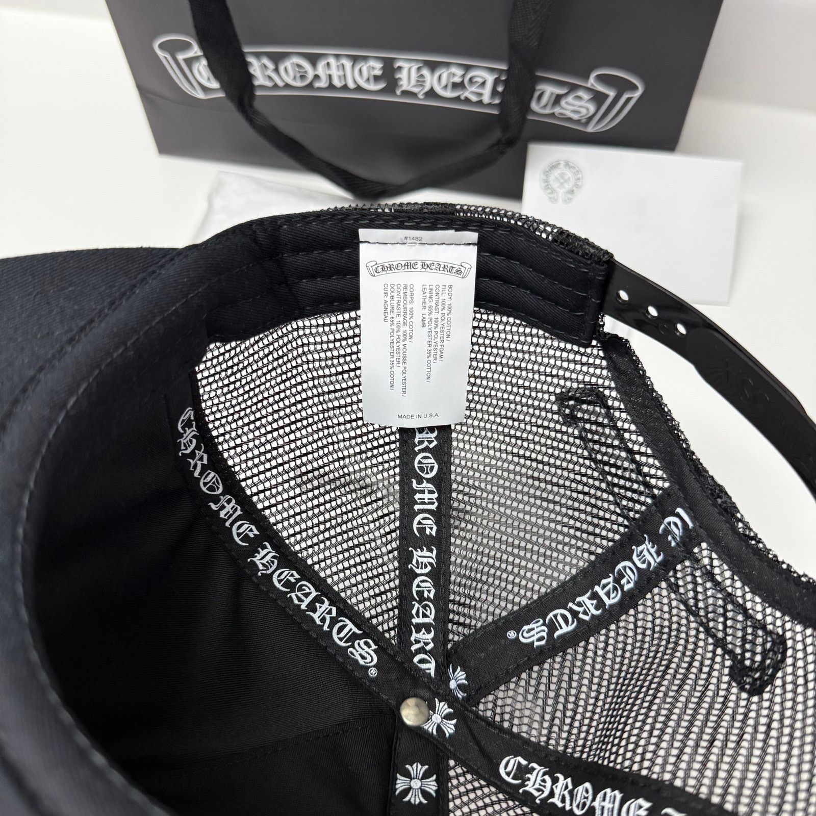 Chrome Hearts CHROME HEARTS TRUCKER CAP - CEMETERY PATCHWORK Size ONE SIZE - 5 Thumbnail