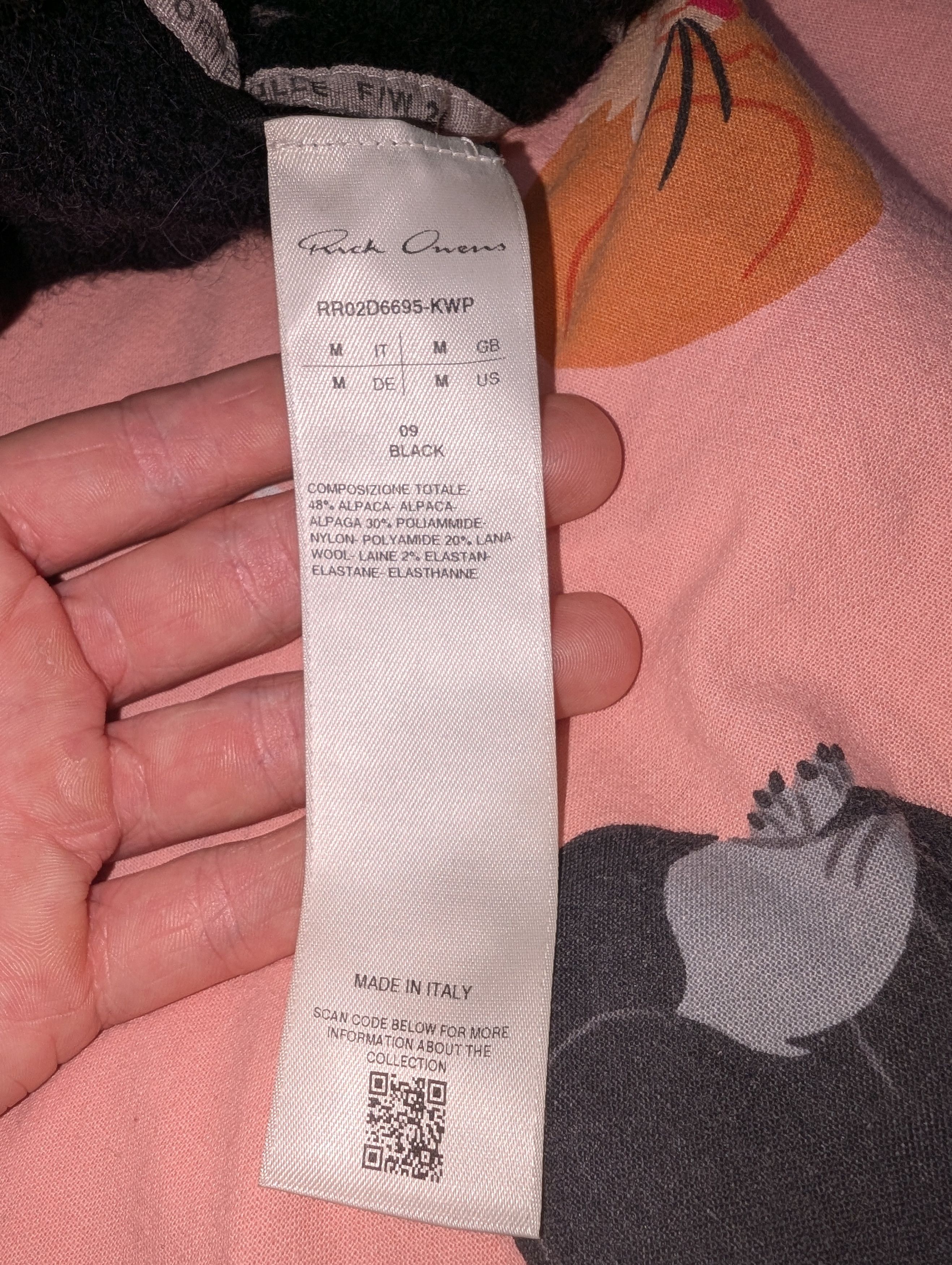Rick Owens Rick Owens Porterville F/W 24 Subhuman alpaca blend knit Size US M / EU 48-50 / 2 - 7 Thumbnail