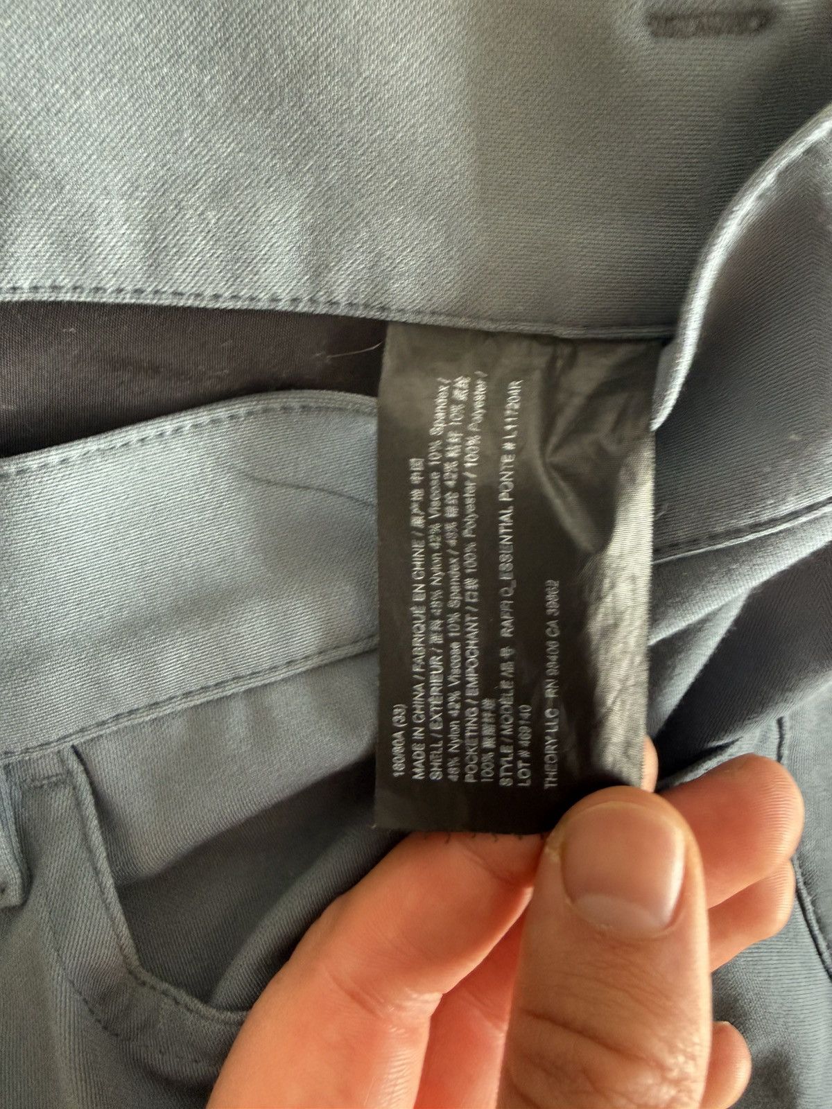 Theory Blue Theory Tech Pants Size US 33 - 4 Thumbnail