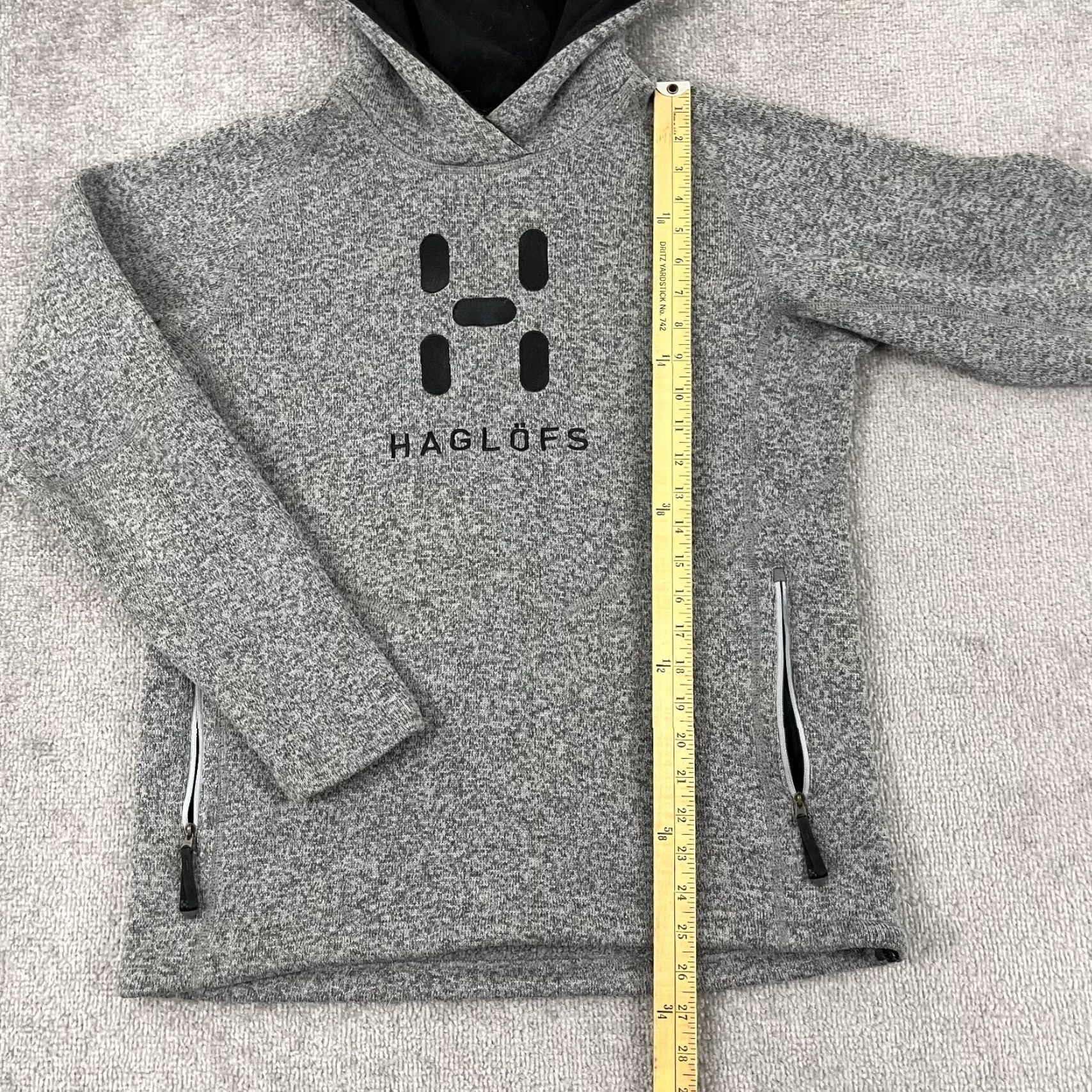 Vintage Haglöfs Swook Logo Hoodie Jacket Mens M Gray Fleece Pullover Outdoor Hiking Pullover Hooded Sweatshirt Regular Fit Size US M / EU 48-50 / 2 - 4 Thumbnail