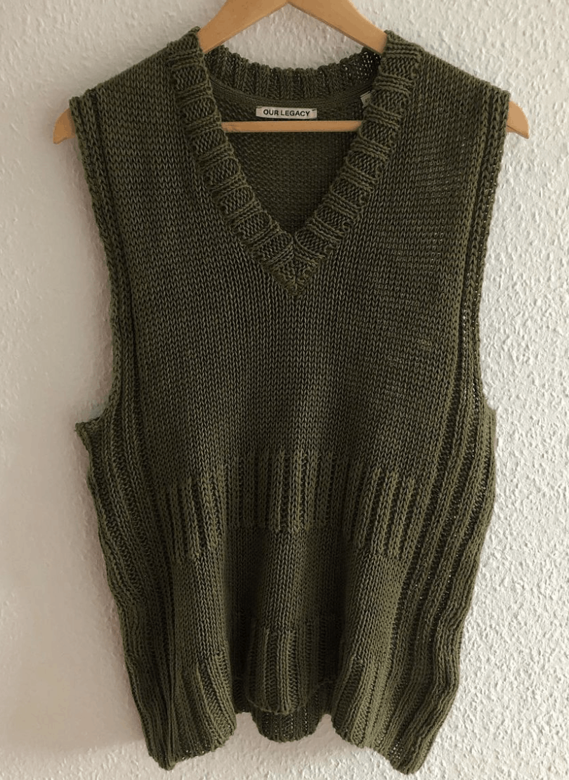 Our Legacy Sleeveless 100% linen knit Size US M / EU 48-50 / 2 - 2 Thumbnail