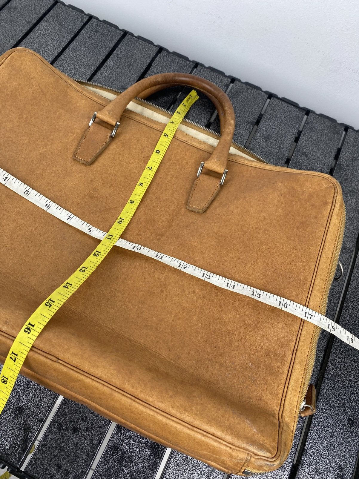 Porter 2000's Porter Patina Leather Briefcase Bag Size ONE SIZE - 19 Thumbnail