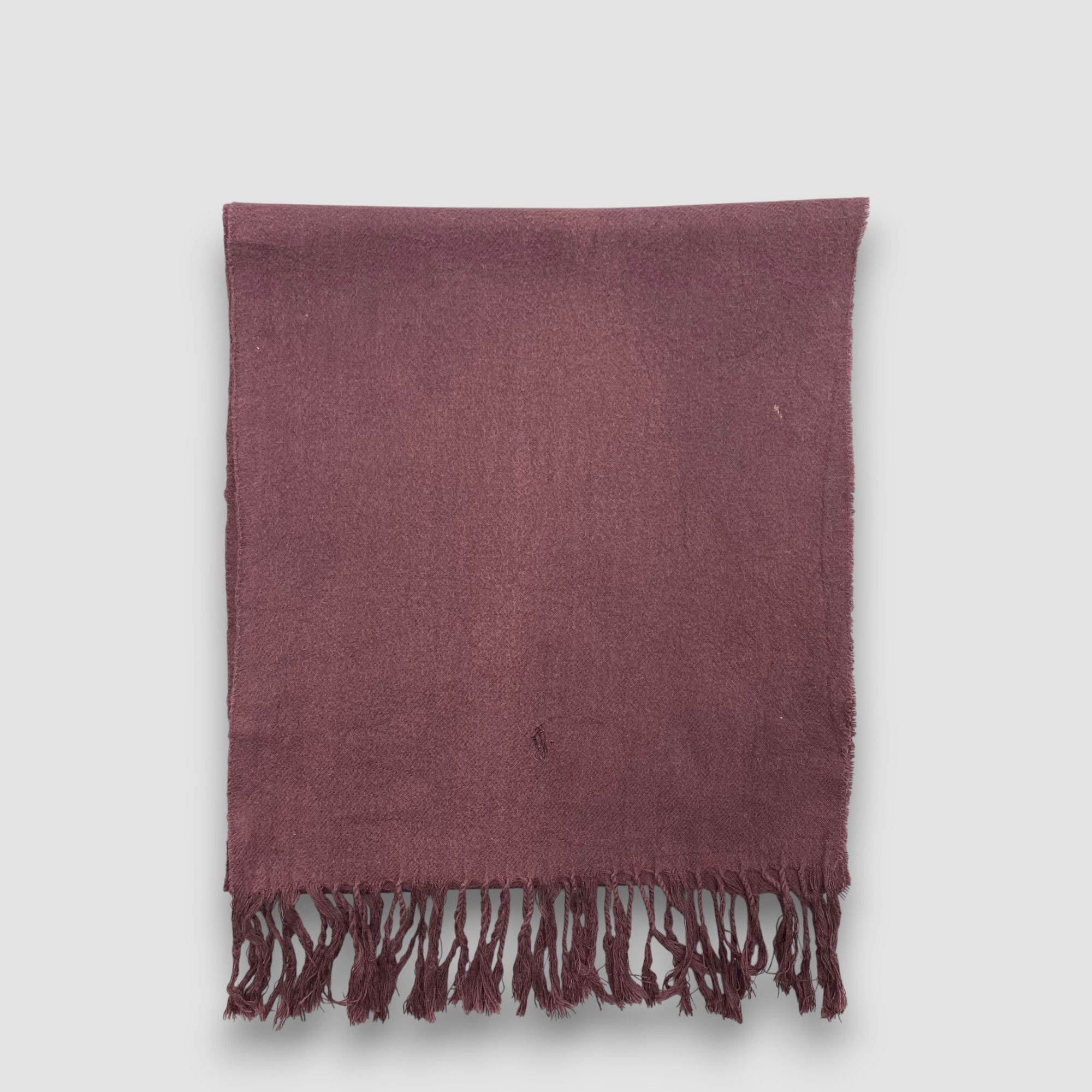 Polo Ralph Lauren Vintage Polo Ralph Lauren Scarf Muffler Wool Fringe Scarves Size ONE SIZE - 2 Thumbnail