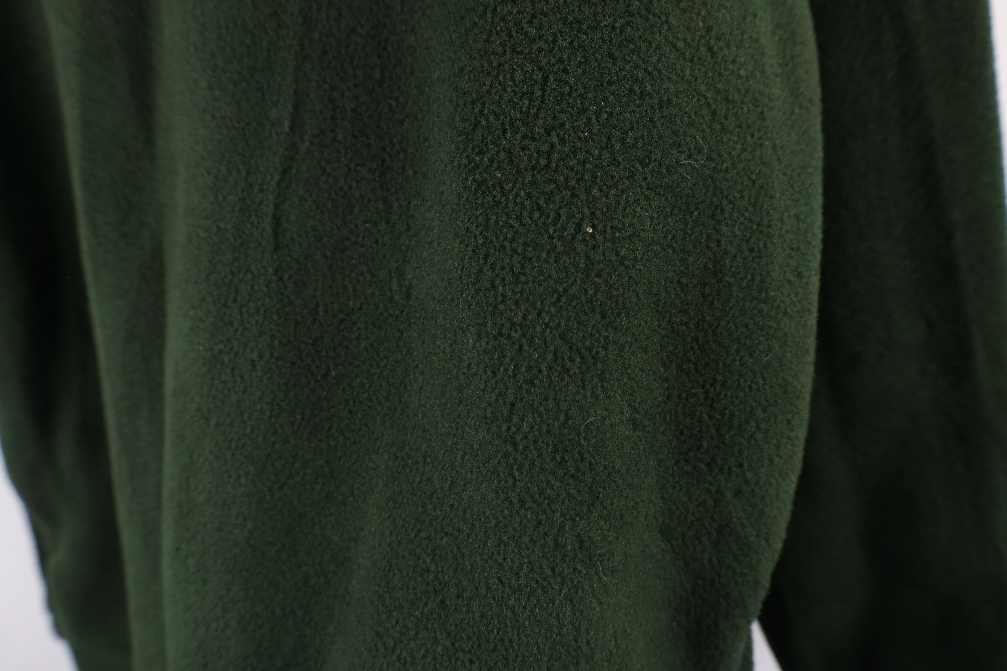 Cabelas × Vintage Vintage 90s Cabelas Half Zip Fleece Pullover Sweater Green Size US L / EU 52-54 / 3 - 6 Thumbnail