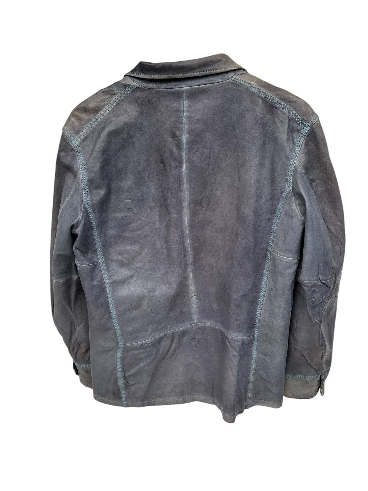 Diesel Vintage Double Breasted Leather Jacket Size US XS / EU 42 / 0 - 2 Thumbnail