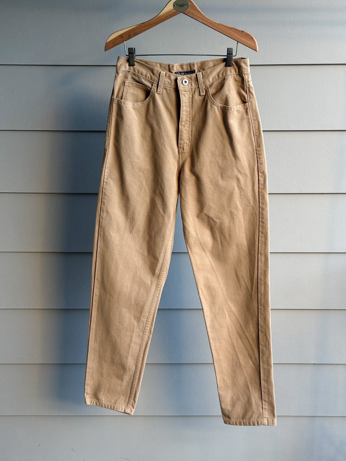 Guess Vintage 90s Guess USA Jeans Tan Brown Made in USA 31 Size US 31 - 7 Thumbnail